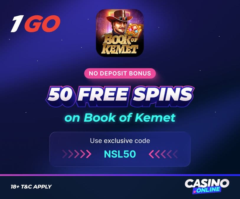 1GO Casino no deposit bonus offer
