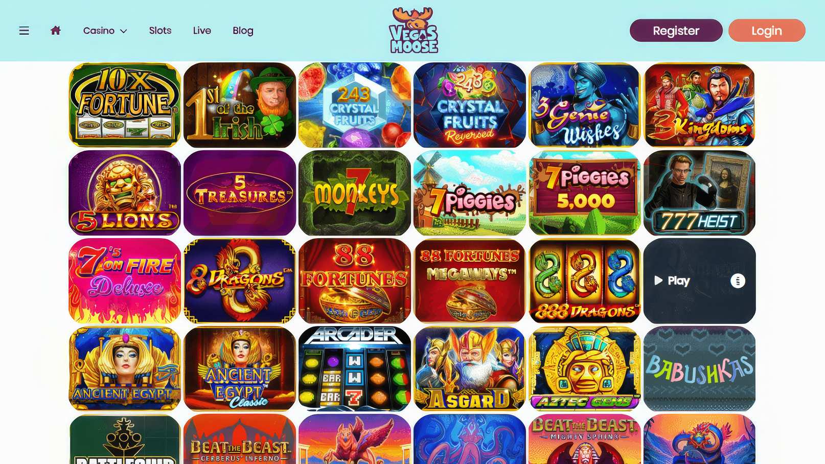 Vegas Moose Casino Slots