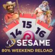 80% Weekend Reload бонус в Сезам с игрите на Pragmatic Play