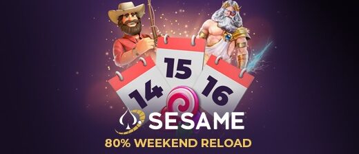 80% Weekend Reload бонус в Сезам с игрите на Pragmatic Play