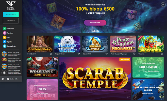 Buran Casino-desktop-home