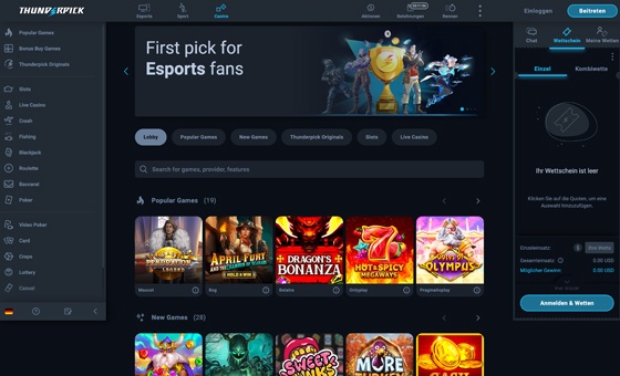 Thunderpick-casino-homepage-desktop