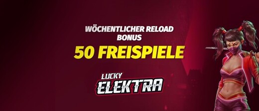 Reload Bonus von Lucky Elektra