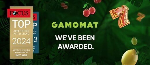 Gamomat Top Spieleanbieter und Arbeitgeber