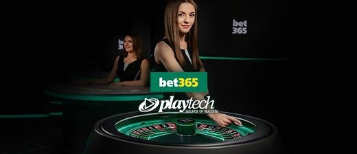 bet365's and Playtech's logos.