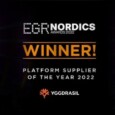 Yggdrasil's Award for Platform Supplier of the Year 2022.