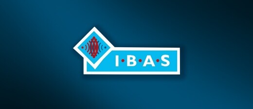 IBAS logo on a blue background.