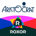 Aristocrat Gaming's and Roxor Gaming's logos.