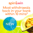 Spin&Win Casino's "Fast Payout" promotional poster.