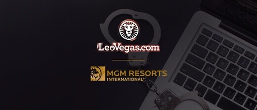 LeoVegas's and MGM Resorts' logos.