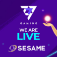 Sesame's "We are LIVE" promotional poster.