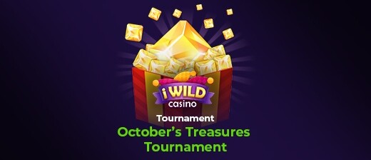 Treasures Tournament in October at iWild Casino
