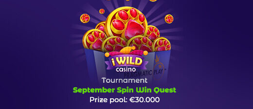 September Spin Win Quest on iWild Casino